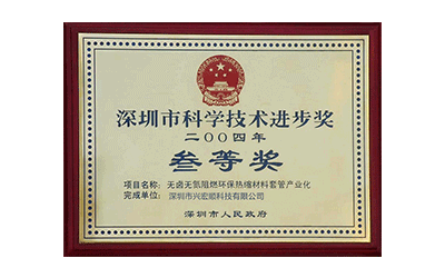 深圳市科學技術(shù)進步獎三等獎 深圳市科學技術(shù)進步獎三等獎
